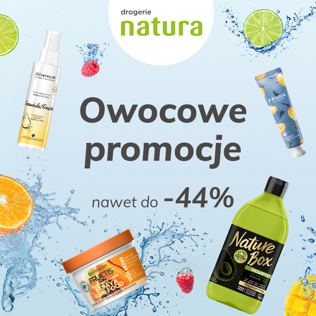 Owocowa pielęgnacja - urodowy hit lata 2020! Poznaj top 4 kosmetyki z ekstraktami z owoców